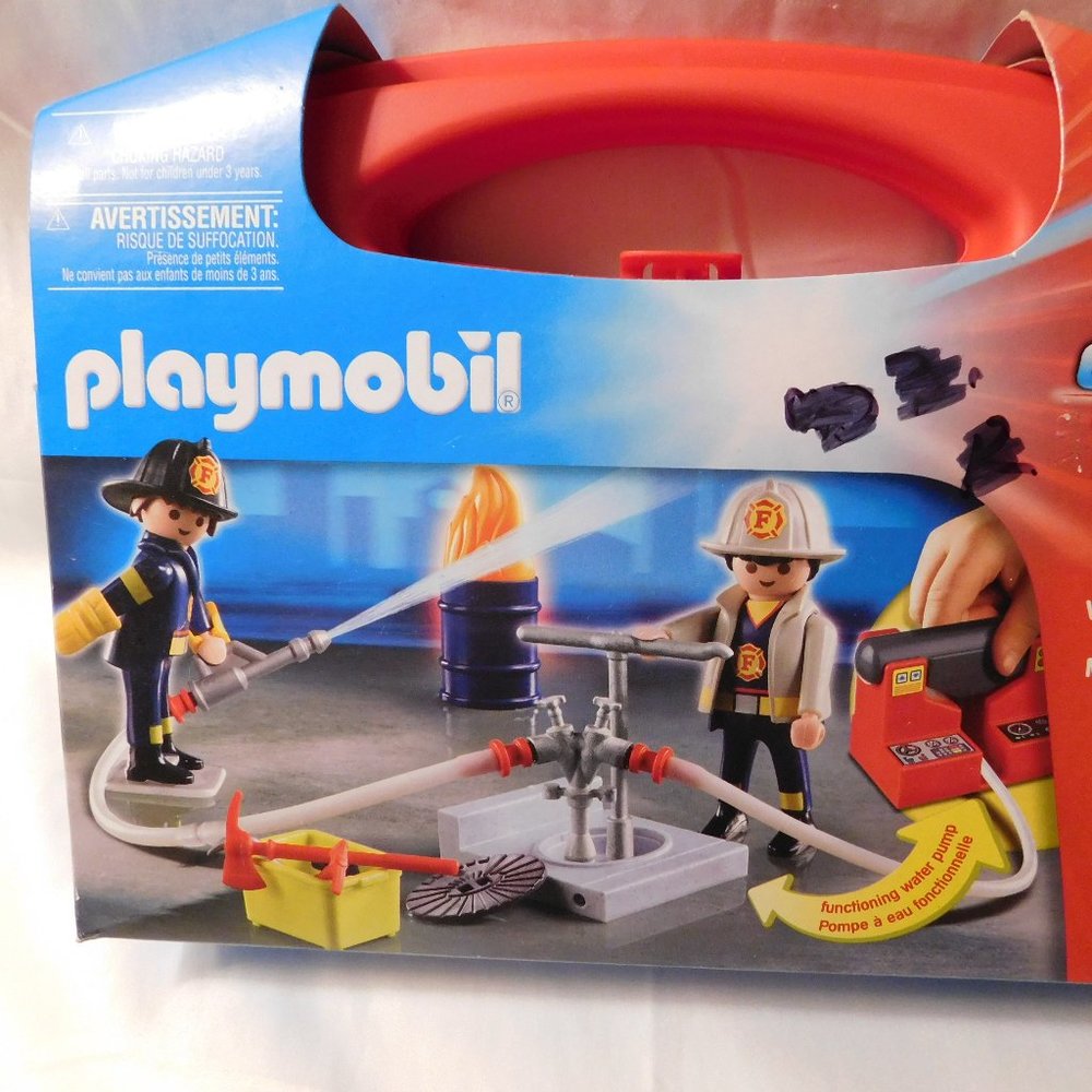 Playmobil Fire Rescue Carry Case Building Set 5651